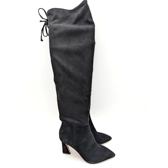 Vince Camuto Taplana Pointed Toe Over the Knee Boots Black Size US5M EU35 - Picture 3 of 11